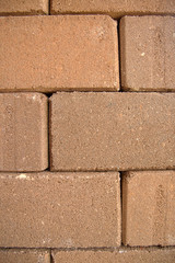 The rugged brick wall.