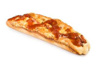 buns with sausage and cheese