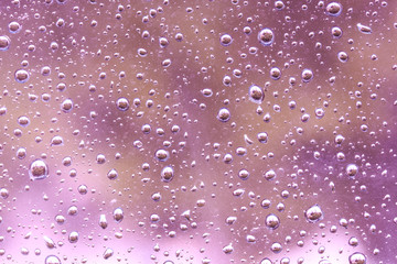 Abstract Background of Raining on Glass.