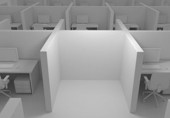 3d freier Arbeitsplatz