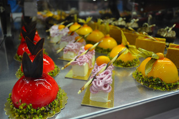 The image of a freshly baked cake