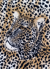 Tiger print fabric