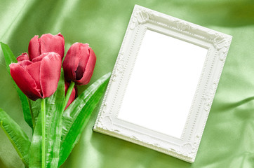 Blank Picture frames.