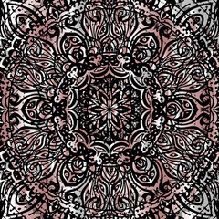 Silver mandala