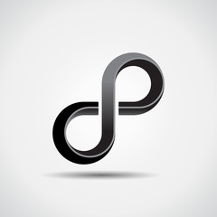 Infinity symbol, logotype