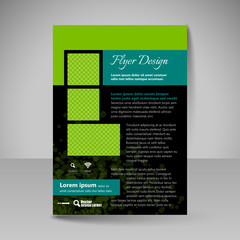 Site layout for design - flyer