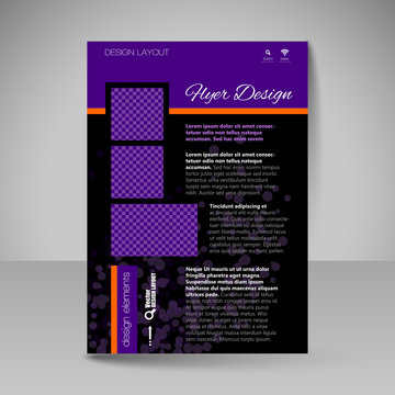 Site layout for design - flyer
