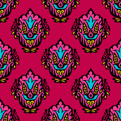 Abstract seamless vintage luxury ornamental vector pattern for