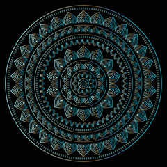 Silver mandala