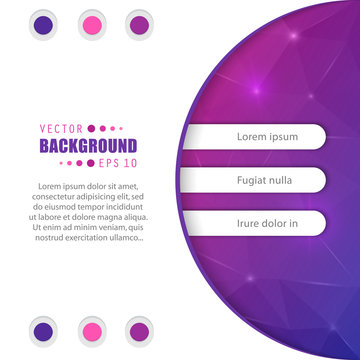 Abstract creative concept vector background for Web and Mobile