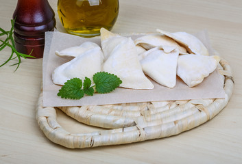 Raw potato dumplings