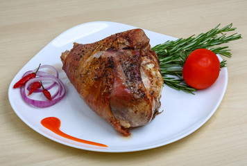  Rosted turkey leg