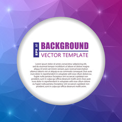 Abstract creative concept vector background for Web and Mobile