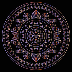 Gold mandala