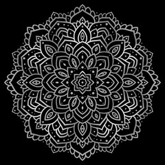 Silver mandala