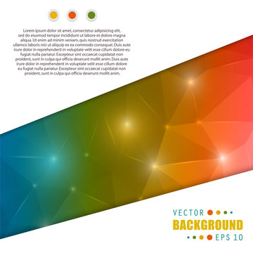 Abstract creative concept vector background for Web and Mobile