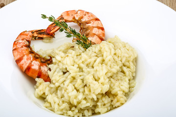 Risotto with prawn
