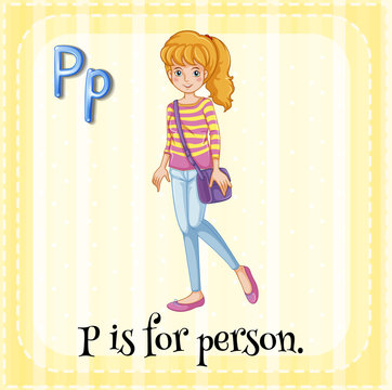 Alphabet P is for person