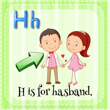Alphabet H is for husband