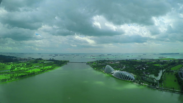 Skypark Aerial view. Singapore. Asia.
