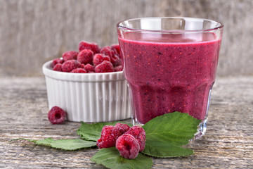 healthy and fresh squeezed domestic raspberry juice