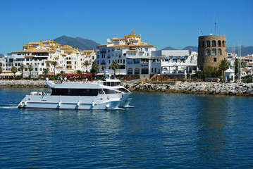 Fototapeta na wymiar Puerto Banús, Marbella, Málaga, Andalucía