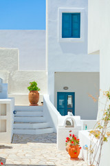 White villas in Oia, Santorini