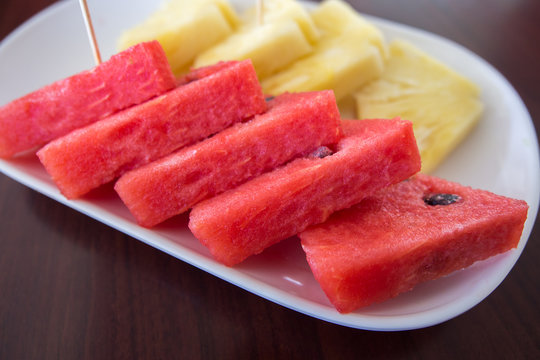 watermelon with pineapple