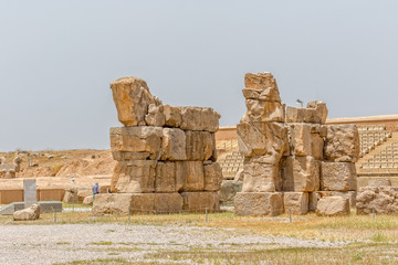 Fototapeta na wymiar Persepolis walls ruins