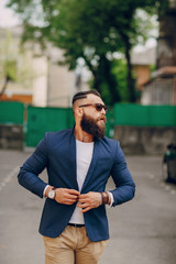 Obraz premium fashion brard man 
