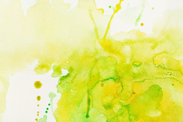 Obraz na płótnie Canvas Watercolor texture on paper close-up
