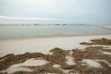 Warm sunrise on the coast. Overlooking the Silver Point County P