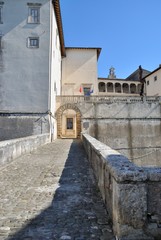 Fototapeta na wymiar Castello Colonna - Genazzano - Roma - Lazio - Italia