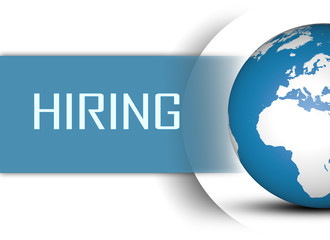 Naklejka premium Hiring