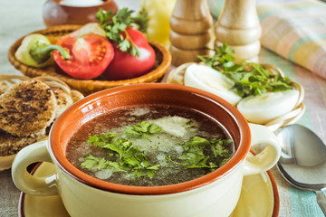 Chicken bouillon
