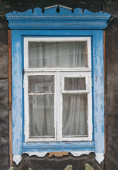 Old wooden window