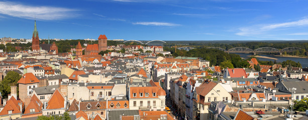 Toruń panorama miasta © Patryk Michalski