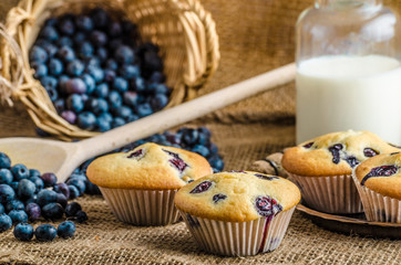 Blueberry muffins