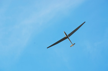 Fototapeta na wymiar Glider in flight