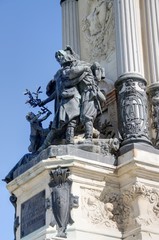 Obraz premium statue à madrid