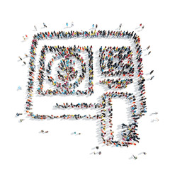 group  people  shape  safe cartoon