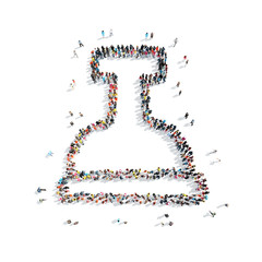 group people  shape bulb medicine