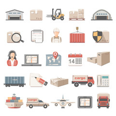 Flat Icons - Logistic