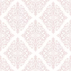 Behang Damask Seamless Vector Pattern © Fine Art Studio