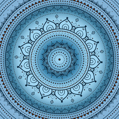 Silver mandala