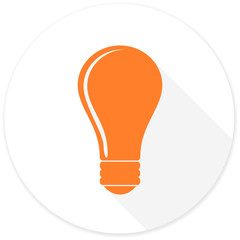 bulb flat design modern icon
