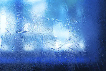 Misted window background