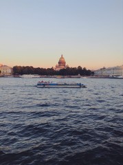 Naklejka premium boat trip