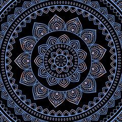 Silver mandala