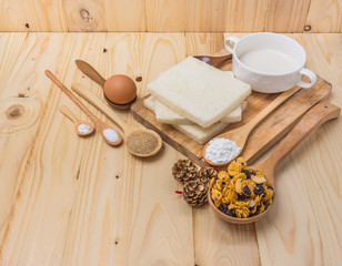 different sweet baking  and cereals on a table